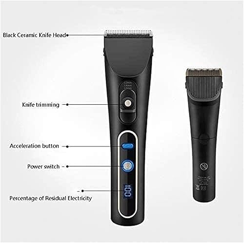 Miniatura 3 de Cortadora de pelo profesional  Kit de corte de pelo inalámbrico recargable con cuchillas impermeables de titanio y cerámica para corte húmedo y