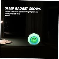 Vista 5 de DECHOUS Reloj de viaje para cama, agitador, despertador, escotilla, silencioso, pequeño, reloj despertador de viaje, calendario perpetuo, reloj