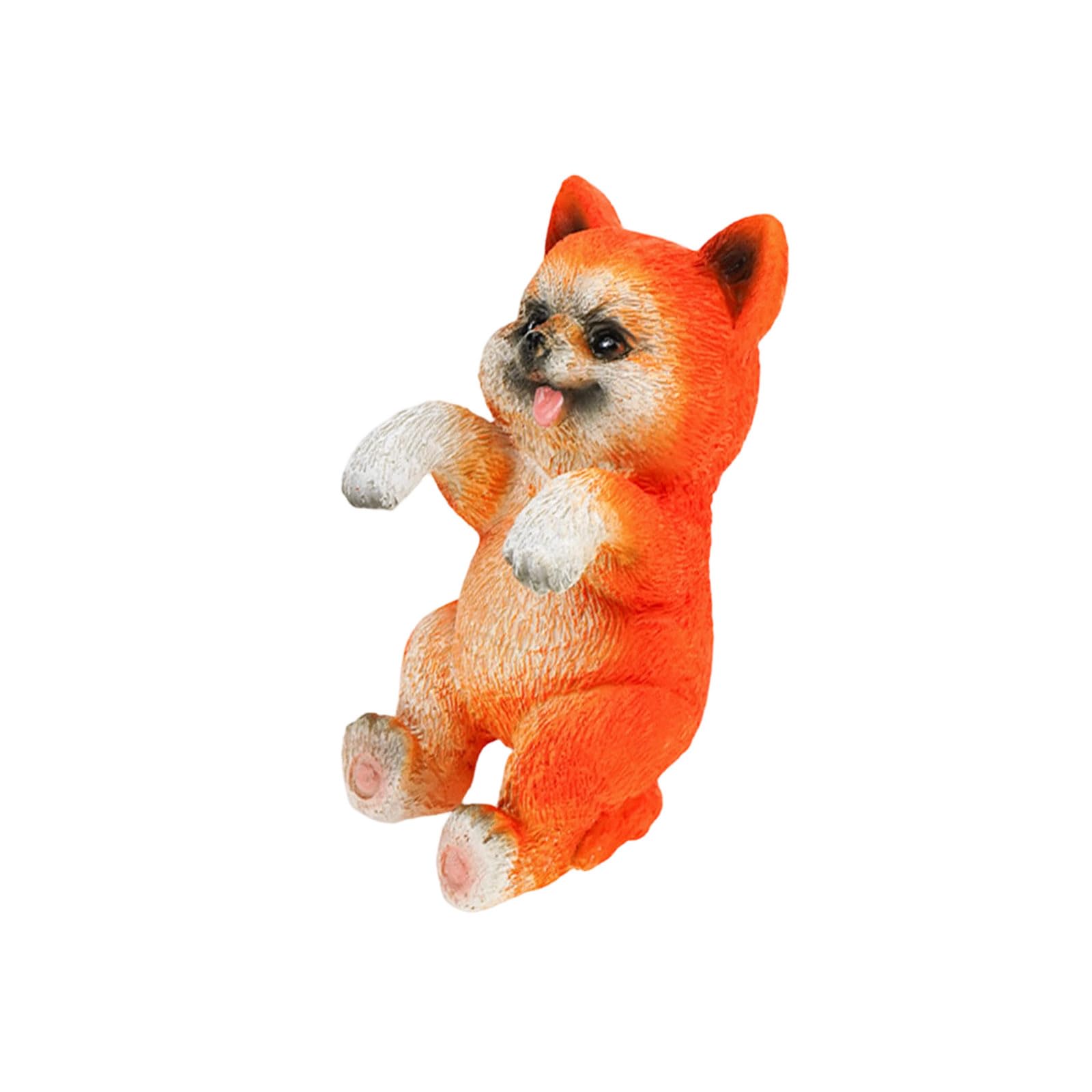 Xjdzineq Dog Figurine Statue Fishtanks Planter Huggers Hanging Ornament with Detailed Craftsmanship for Home Decoration Aquarium Landscape Decoration