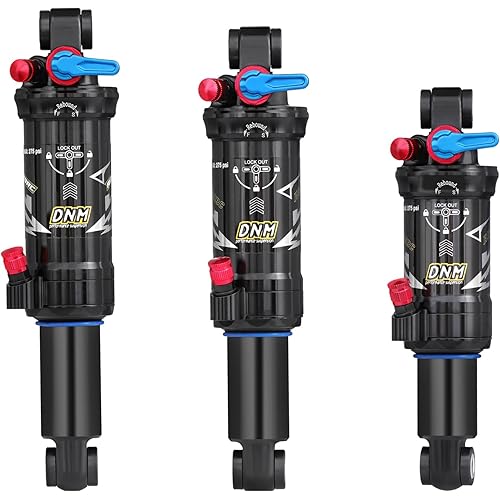 DNM AO-39RC Mtb Rear Shock Bike Air Rear Shock Rebound/Lock Out- Adjustable Air Pressure 165/190/200mm bike rear shocks (200mm)