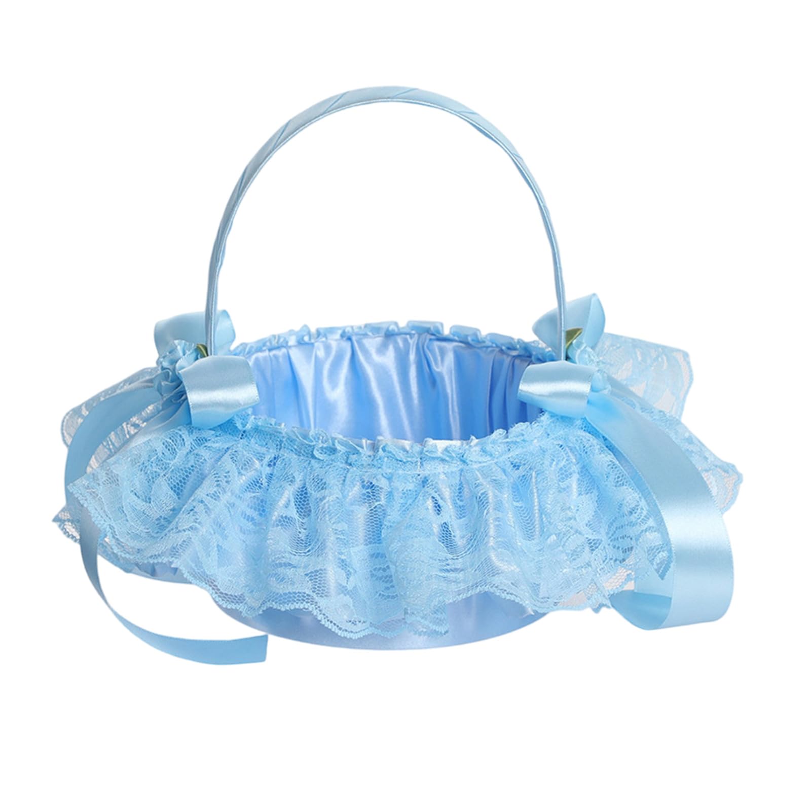 Functional Handheld Floral Arrangement Basket with Reinforced Handle Bridal Bouquets Holders for Event Celebration Efficient Bridal Party Accessories