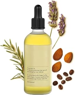 Houdini Natural Vegan Hair Growth Oil, Velisy Natural Hair Growth Oil, Rosemary Oil for Hair Growth Serum, Natural Essential Oil, Hair Strengthening & Nourishing Serum, Fast Growth Lightweight (1pcs)