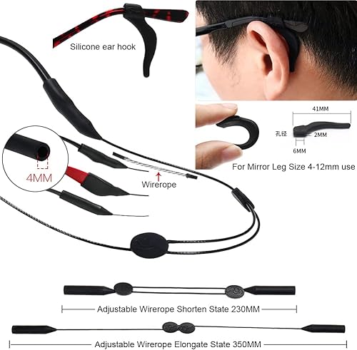 Miniatura 5 de Cute Stylish Hard Shell Eyeglasses Cases Protective Case Storage Box With Glasses Cloth Eyeglass Strap for Girl Teen