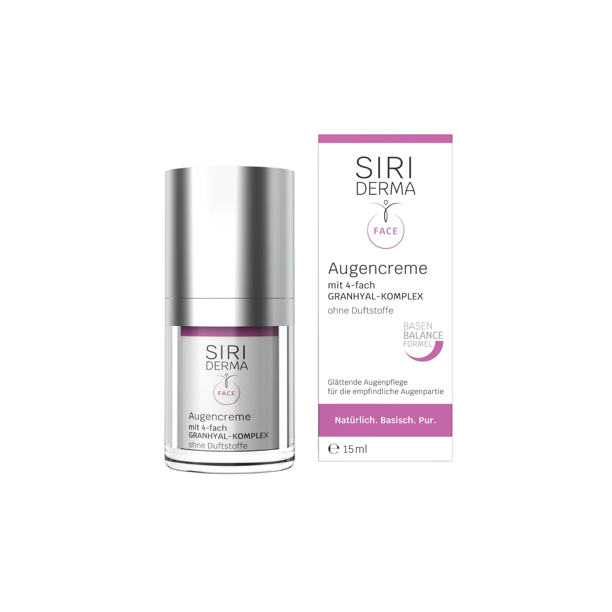 siriderma basische Ojo fältchen Crema 15 ml para muy seca piel sensible