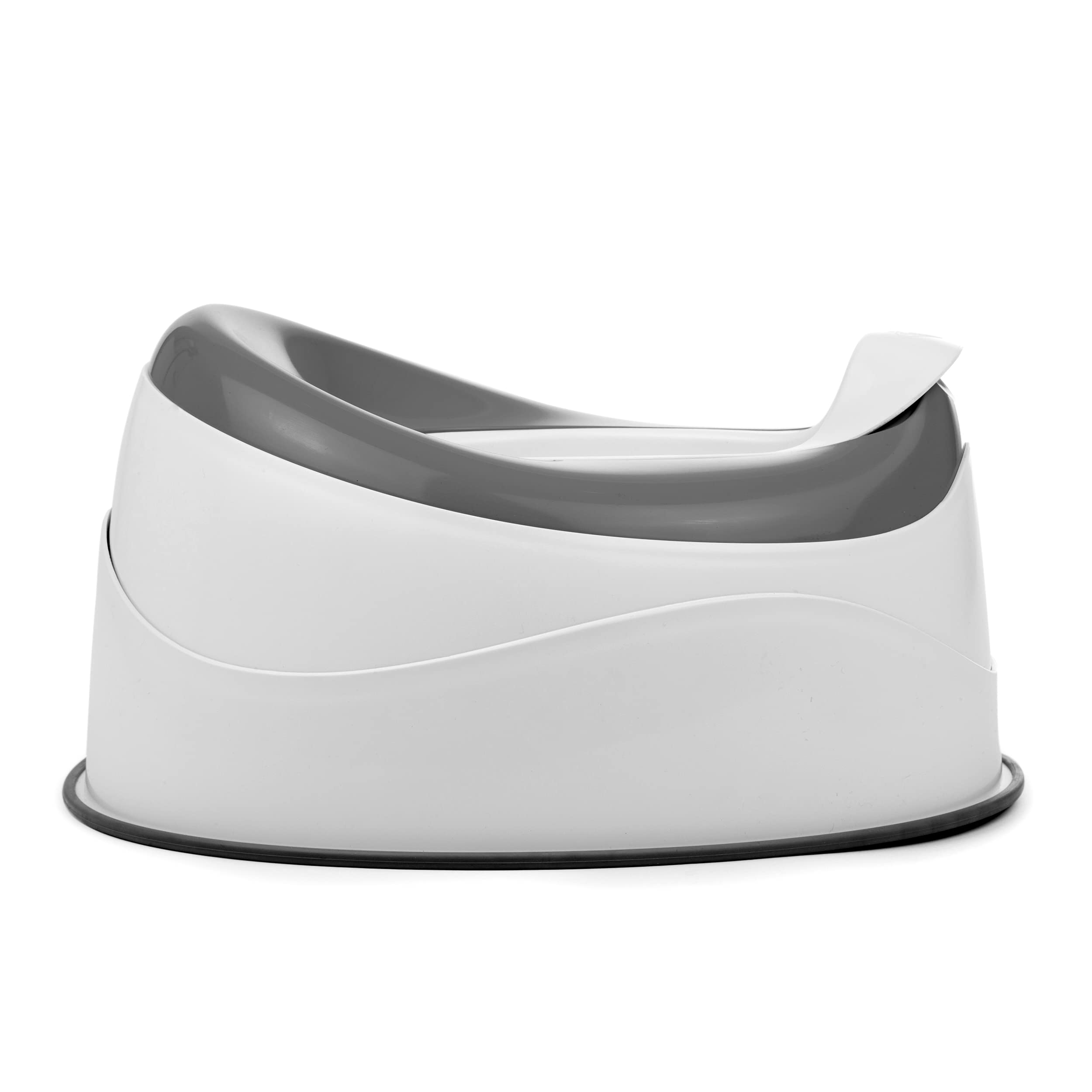 Prince Lionheart Pottypod® SQUISH | Weiches Töpfchen | Rutschfester Basis | Abnehmbarer Mittelbehälter | Leicht zu reinigen | Töpfchentraining und komfortables Sauberkeitstraining - Grau