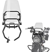 WOOGA Moto Hunter Cub 125 Windshield +Front Carrier fit for Ho&nda Hunter Cub CT125 CT 125 Trail 125 Accessories 2020 2021 2022 2023 2024 2025 2026 Windscreen Wind Deflector Clear