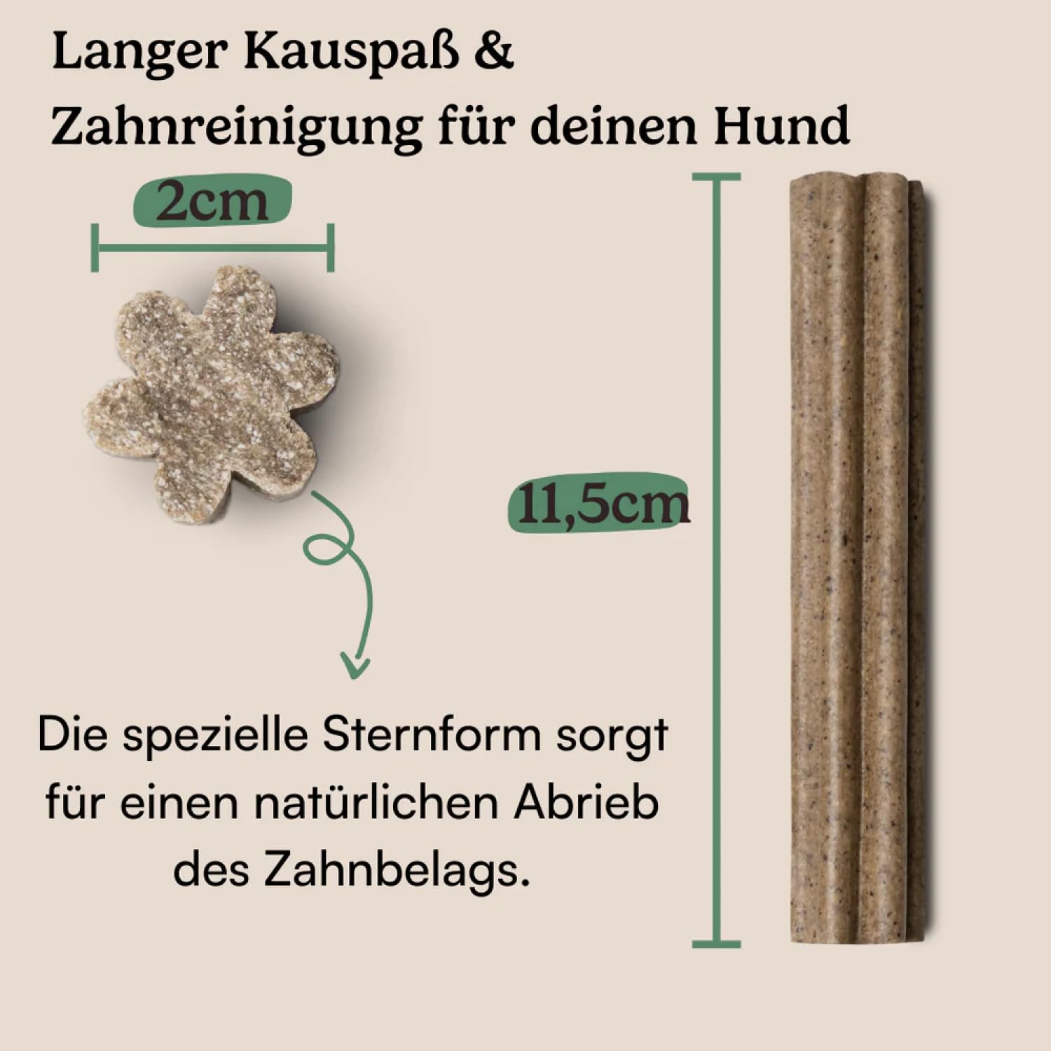 Hunderunde – Dental Sticks Traumfänger 63 STK – vegane Zahnpflege & Entspannung für Hunde – mit Baldrian, Lavendel & Passionsblume – getreidefrei & allergikerfreundlich – täglicher Kaustick