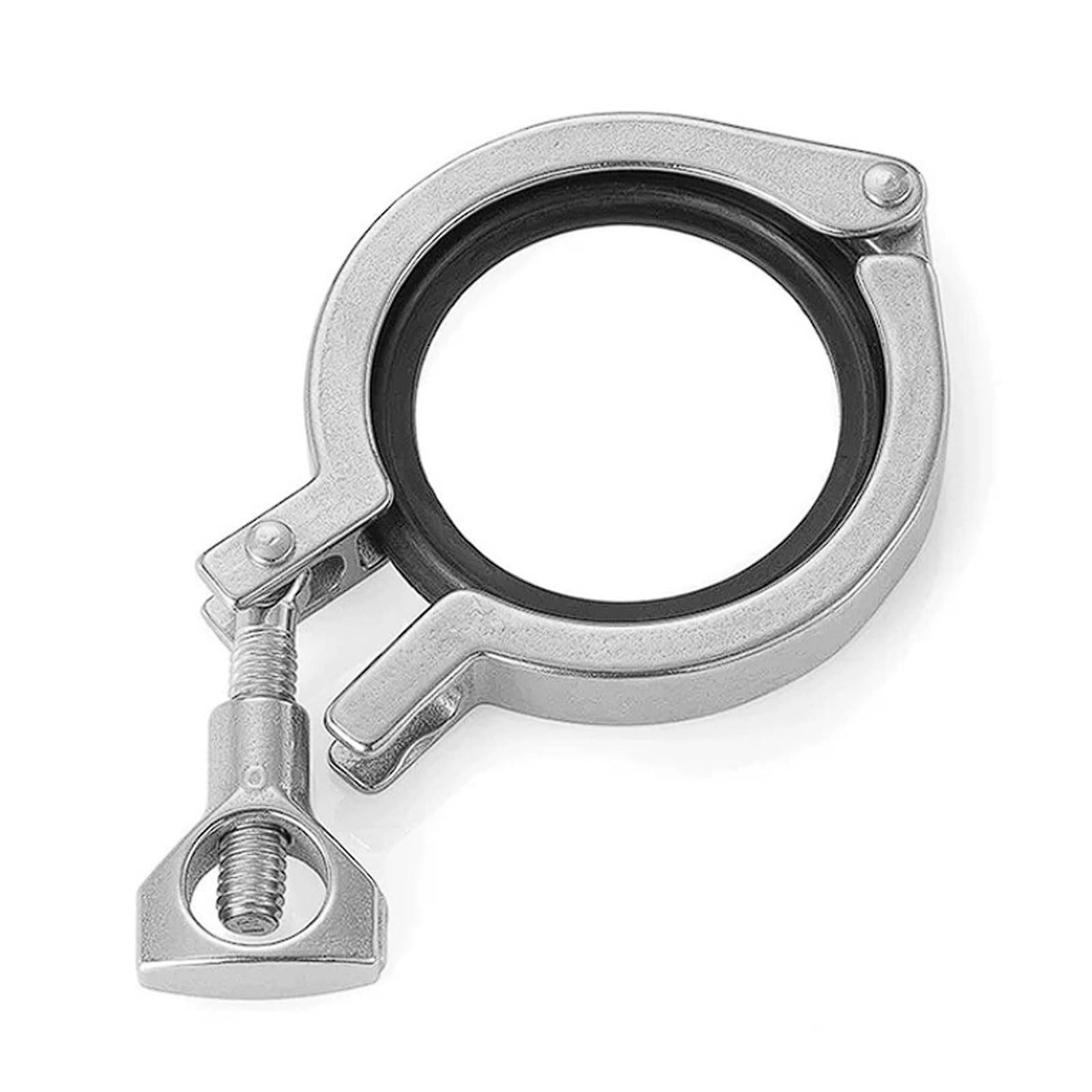 Abrazaderas de conexión rápida acero inoxidable 304 con juntas EPDM, 2 juegos mordazas, acoplamientos tipo snap-on, reforzados para uso pesado(Φ102 Chuck 119)