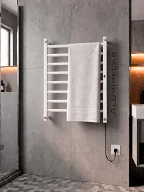 Toalheiro Térmico Eletrico Alumipeças Consumo Eficiente (Branco, 220V) | Secagem eficiente. Estrutura em alumínio com componentes em inox.