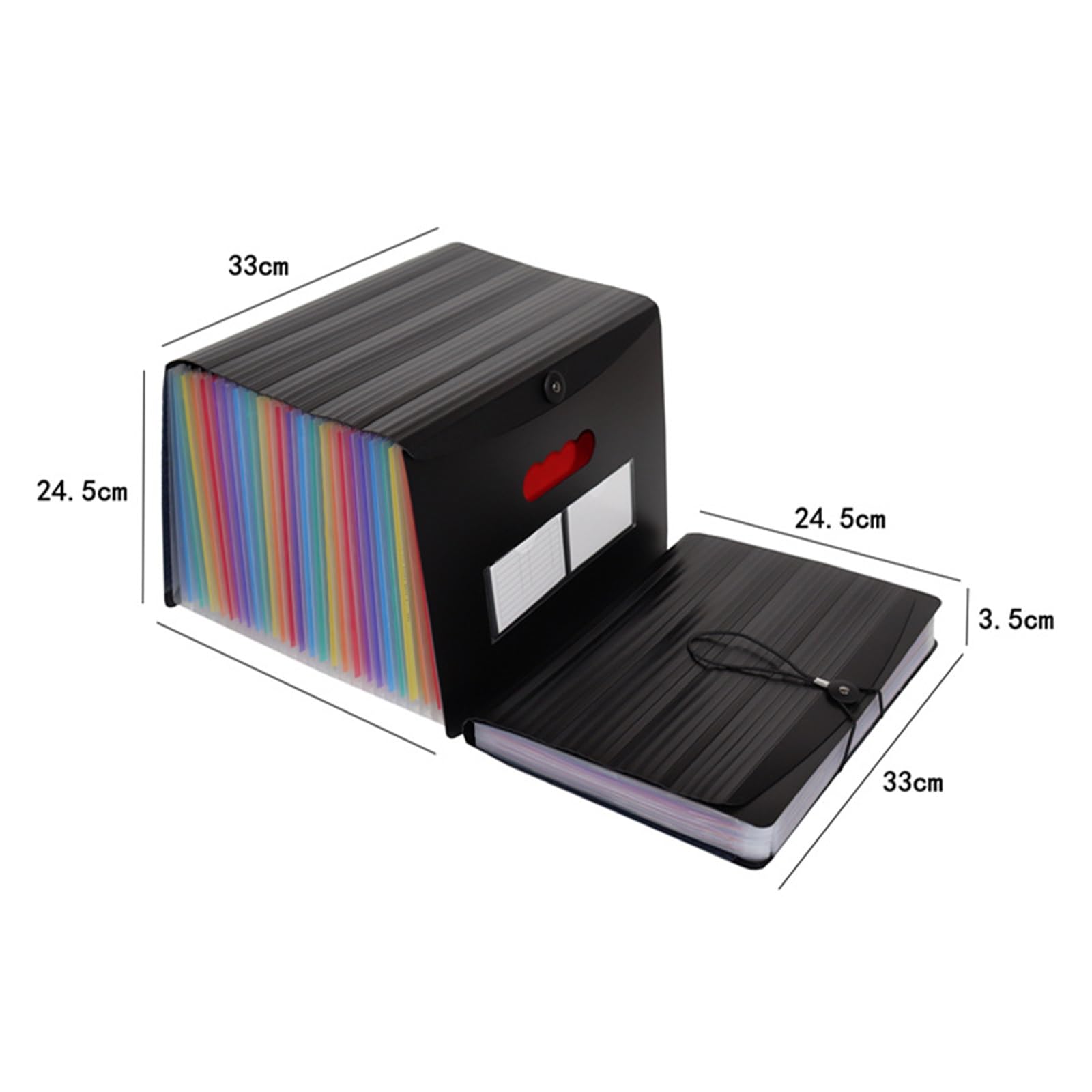 Carpeta Clasificadora Carpeta Expandible 26 Capas Organ Pack A4 Data Pack Plástico Con Bolsillos Maletín