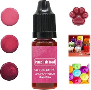 Tinte de cera de vela de 10 ml, tinte de color de vela altamente concentrado, tinte de cera de vela para soja Wa-x, Wa-x Melt Colo-ur Dy-e, Cand-le Colo-urs para hacer velas, jabón Dy-e para hacer
