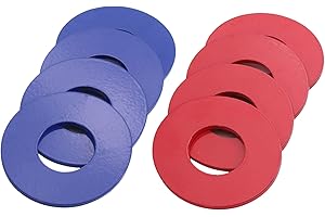 GoSports 8-Pack Bottle Opener Washer Toss Washers with Plastic Coating