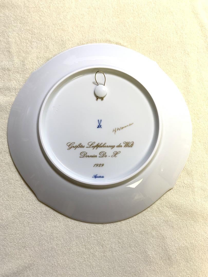 マイセン イヤープレート 飛行艇 2002 未使用品 ドルニエドックス Meissen (マイセン) イヤープレート 飛行艇ドルニエドックス
