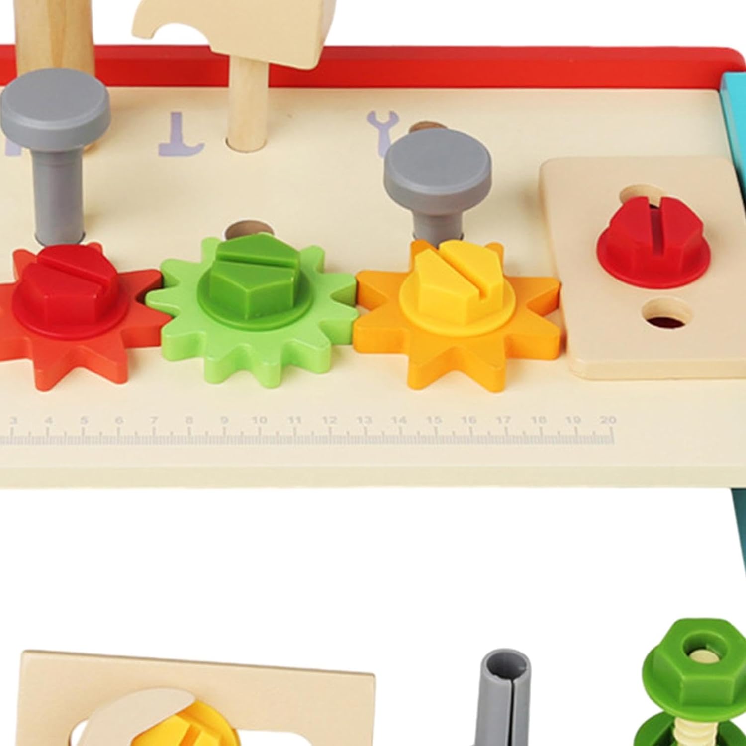 Wooden Tool Set Tool Bench Set Educational Toy Creative Mini Wooden Work Bench for Kids for Birthday Gifts