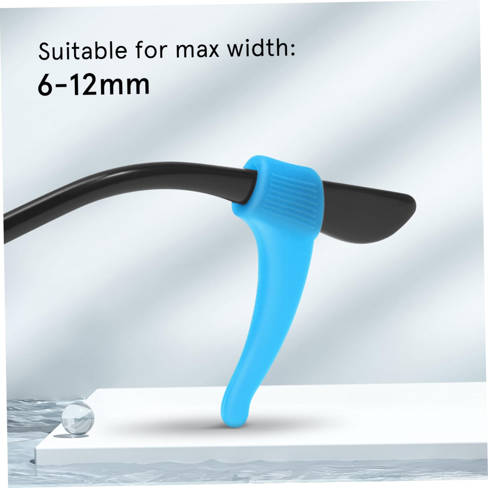 Uonlytech 12 paires Coussinet Antidérapant Silicone pour Lunettes Accessoires de Monture pour Maintien Sûr et Confortable Couleurs