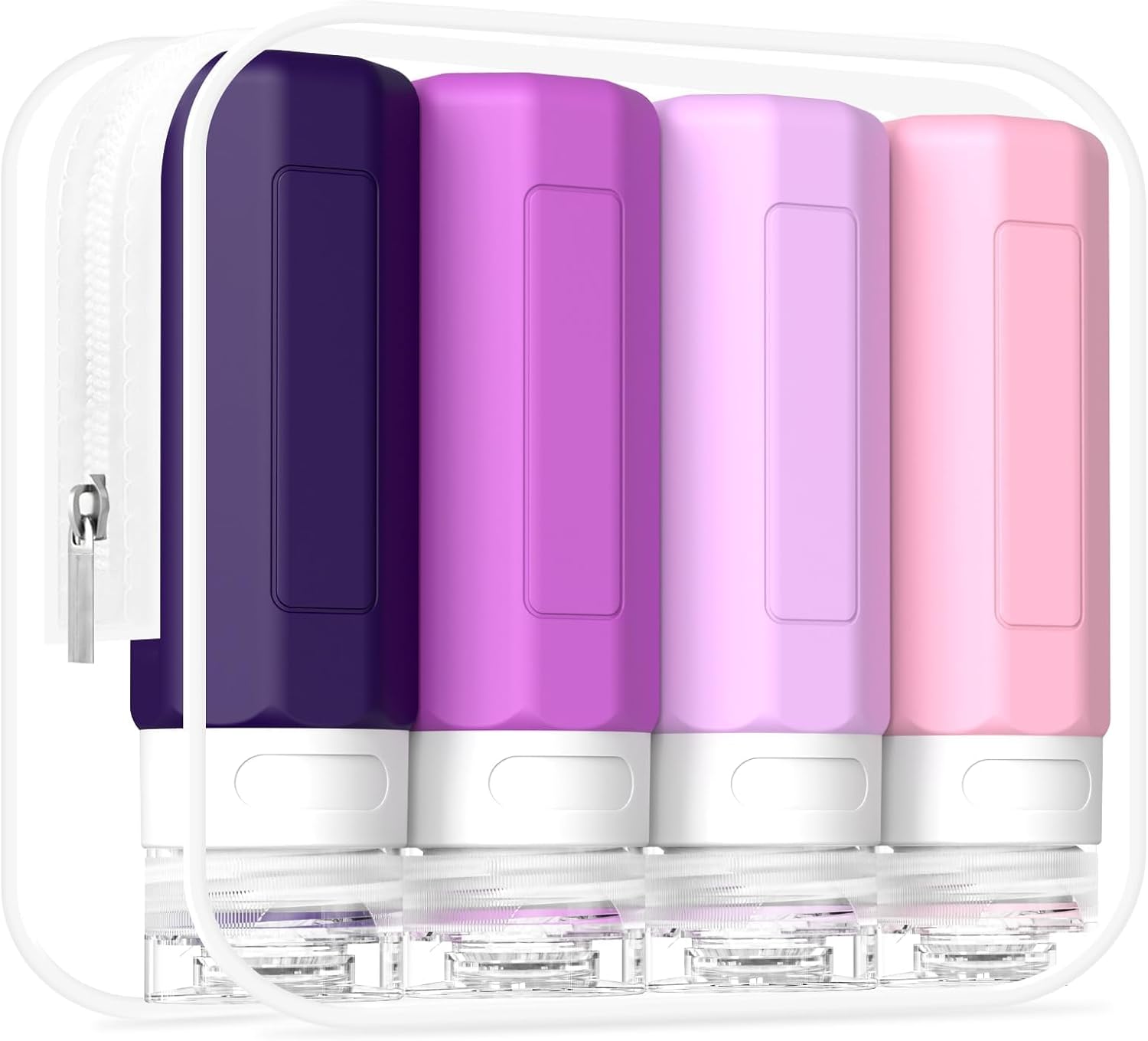 MateeyLife Travel Bottles for Toiletries, 3oz Tsa Approved Travel Size Containers, BPA Free Leak Proof Travel Essentials Containers, Refillable Travel Accessories for Shampoo Conditioner Purple MateeyLife Travel Bottles for Toiletries, 3oz Tsa Approved Travel Size Containers, BPA Free Leak Proof Travel Essentials Containers, Refillable Travel Accessories for Shampoo Conditioner Purple