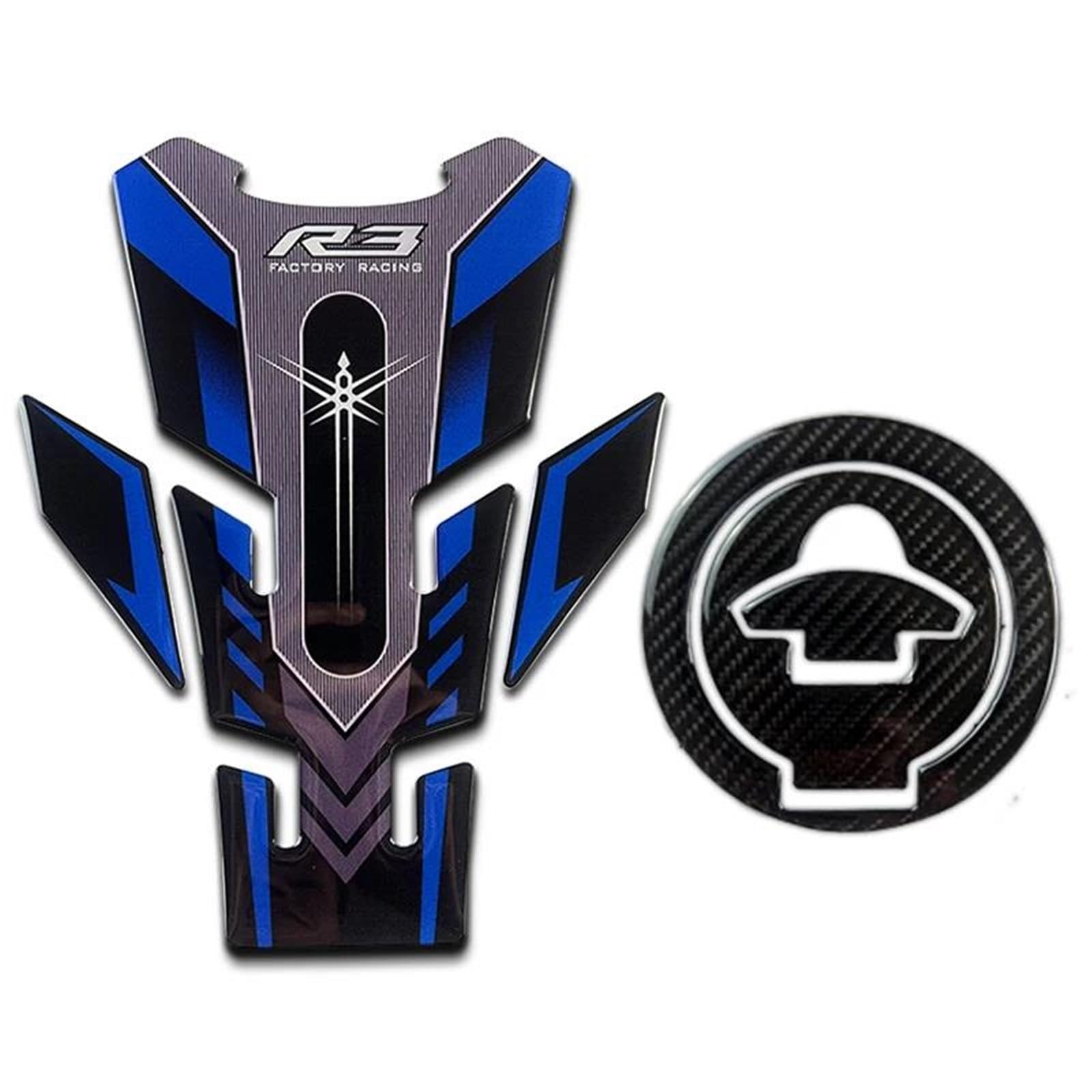 for Yamaha R3 YZF-R3 YZFR3 Motorcycle Tank Stickers Decals Protector Helmet Protector