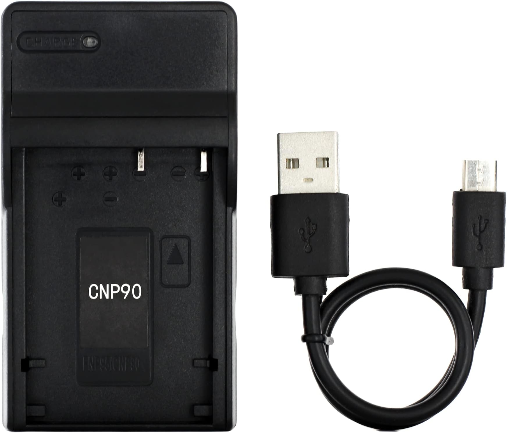 USB Charger for Casio Exilim EX-FH100, EX-FH100BK, EX-H10, EX-H15, EX-H20G, EX-H20GBK, EX-H20GSR Cameras - 4.2V Output