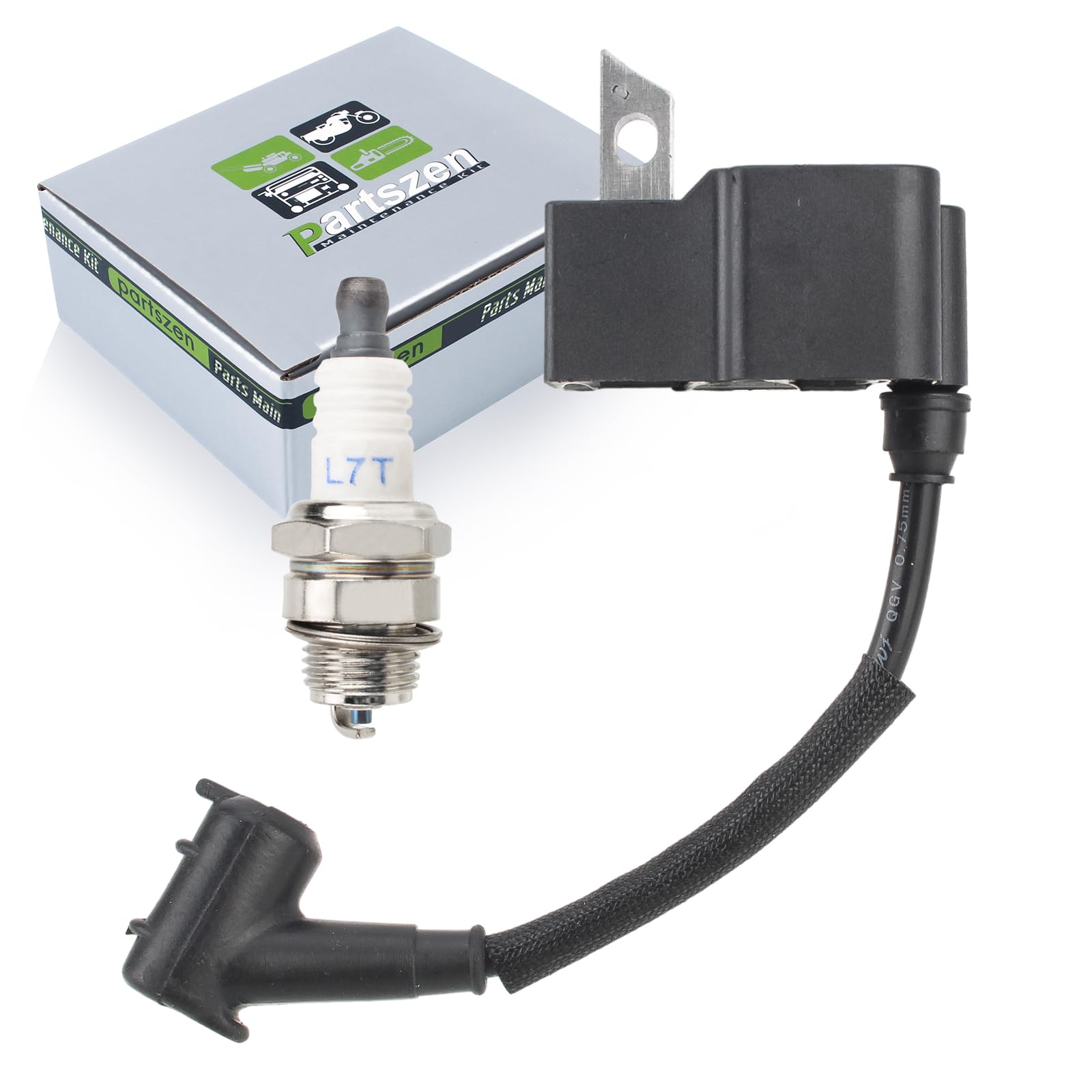 Ignition Coil for Echo CS-3510 CS-370 CS-400 CS-370F CS-400F CS-420ES Chainsaw Replace for A411001960