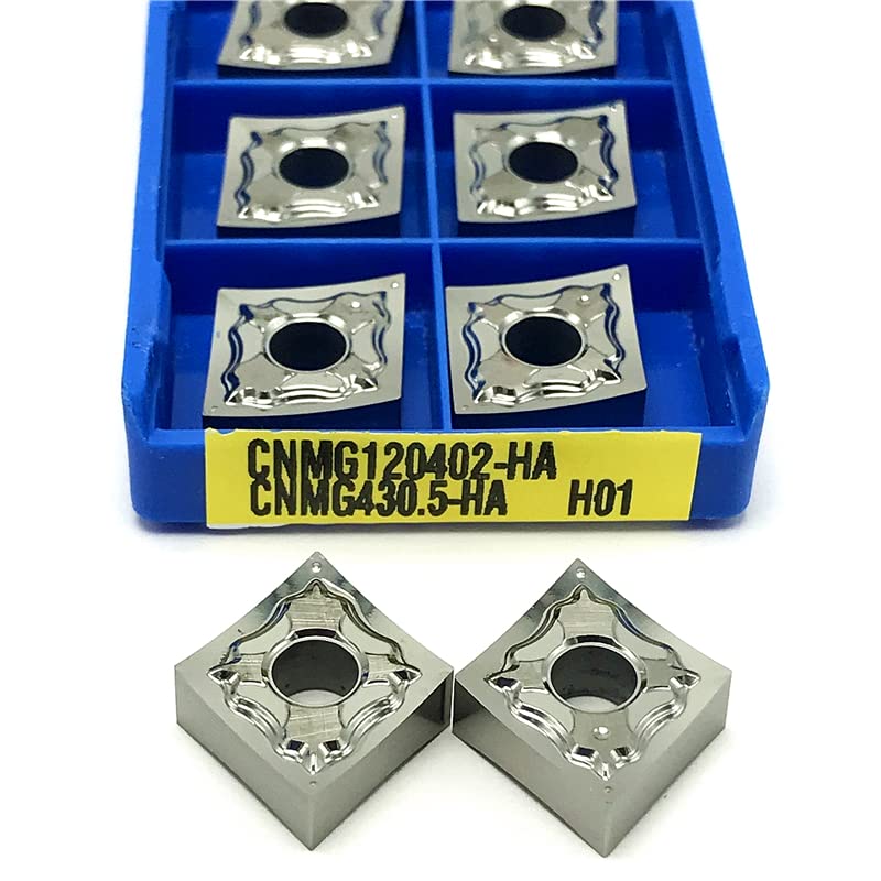 10 piezas insertos de corte CNMG120404 HA H01 para torno miniatura 3