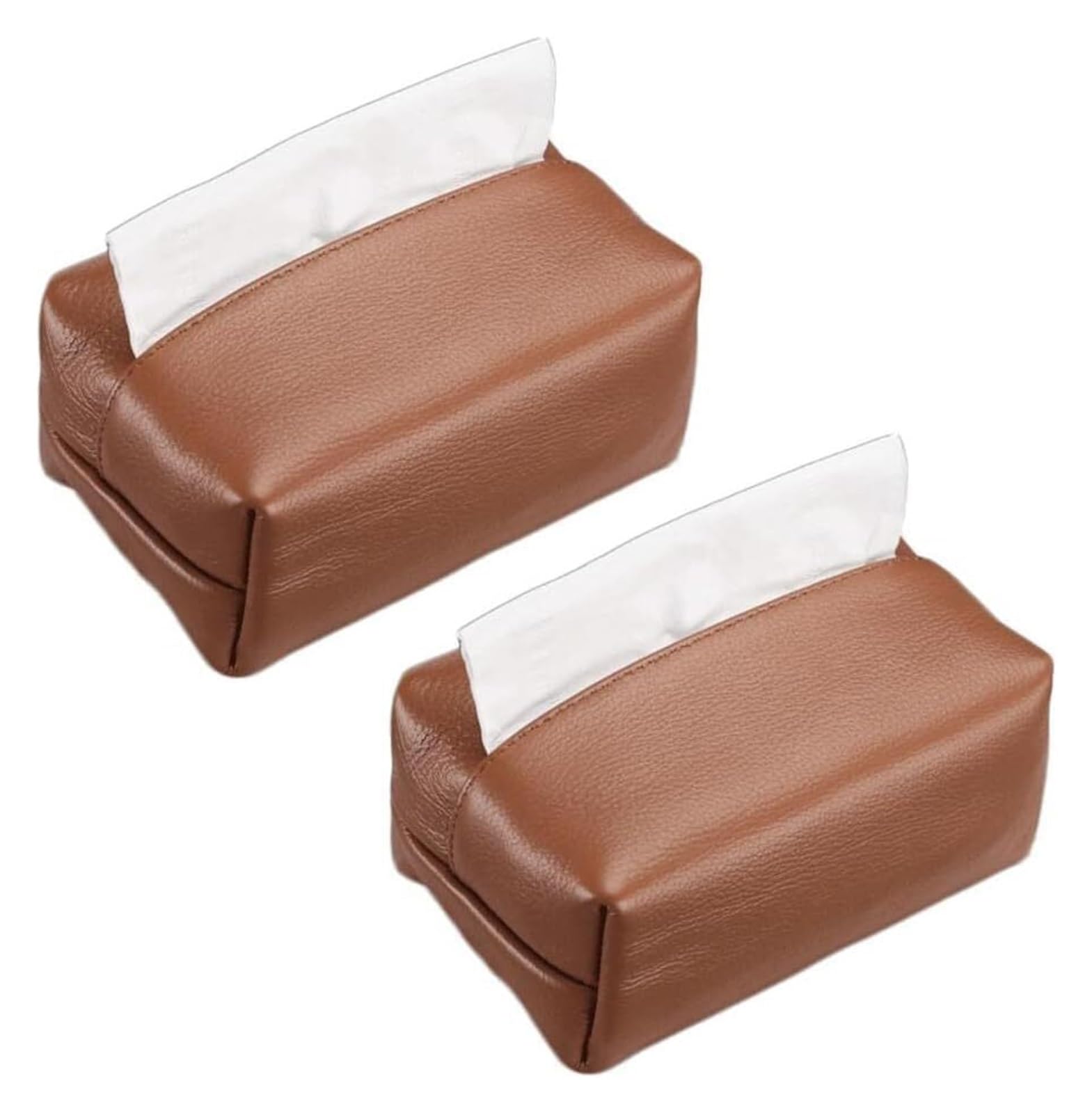 PU leather tissue box Tissue Box Cover PU Leather Multicolor