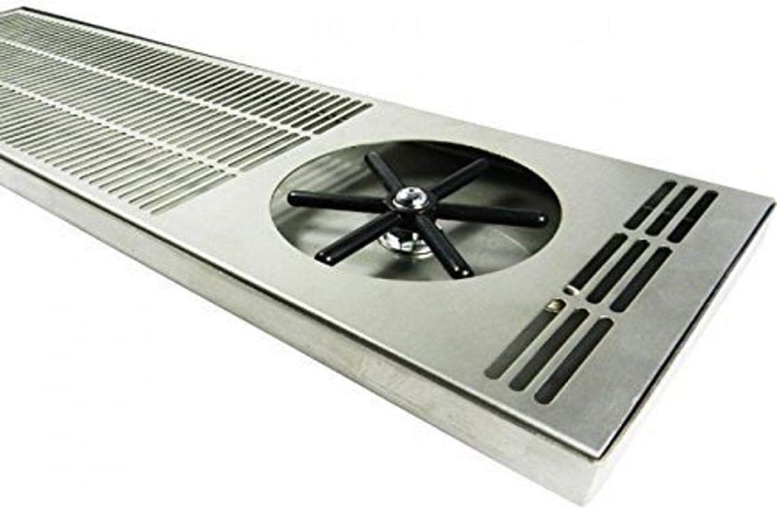 Rinser with Side Spray, 7 by 24", Stainless Steel