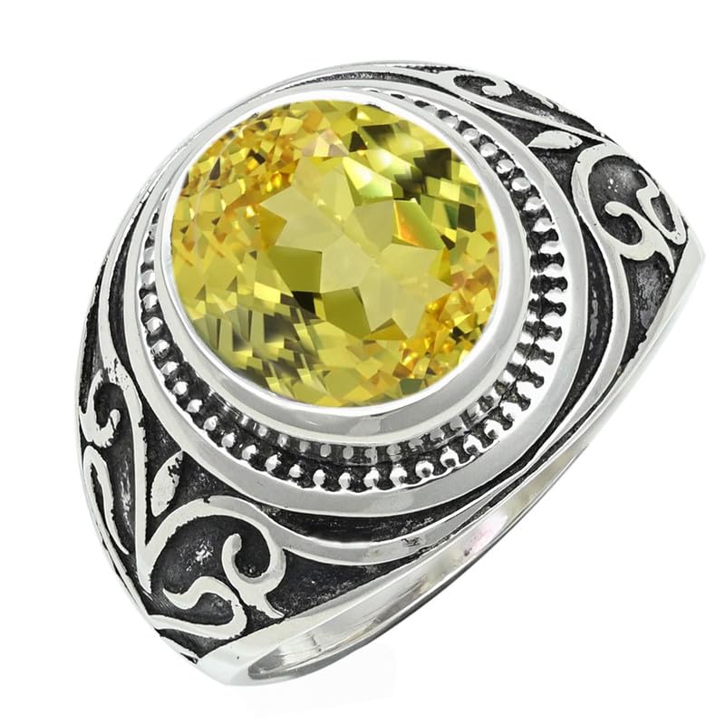 Anillo de chapado en plata hombres y mujeres hecho a mano Ideal regalar Modelo Todos los tamaños joyería Hecho a mano JSR-1221AA