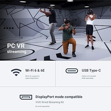 HTC Vive Focus Vision VR Headset with Controllers, Business Edition