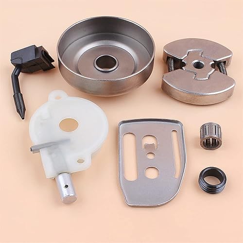 Miniatura 4 de Mtanlo Kit de engranaje de aceite y embrague para motosierras Husqvarna 41 136 137 141 142 530014410, 530069342, 530047855