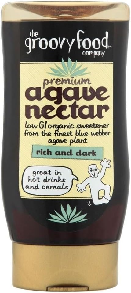 The Groovy Food Company Organic Rich & Dark Agave Nectar 250ml (Pack of 3)
