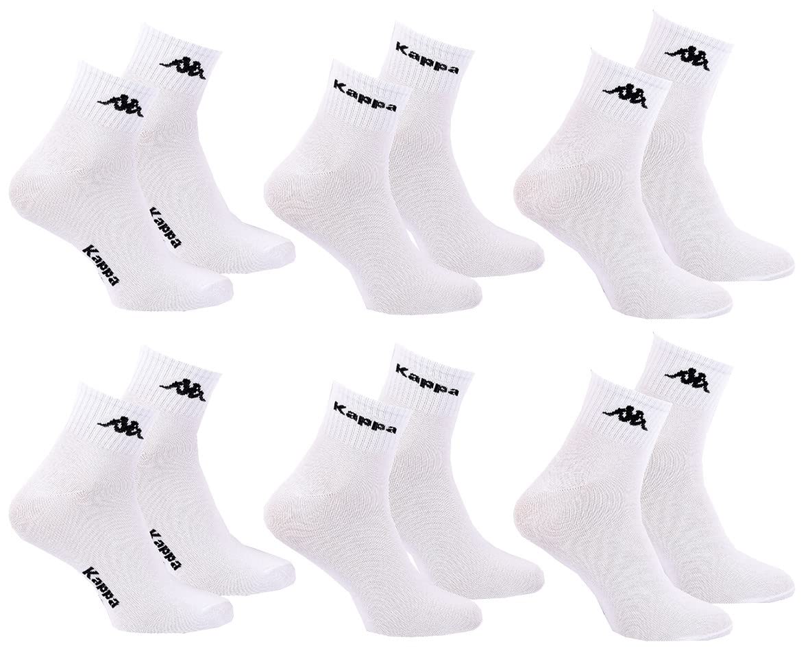Ozabi Men's Pack Of 6 Pairs 7467 Quarter Kappa Socks Set Of 6 (As8, Numeric, Numeric_9, Numeric_11, Regular, Regular, )