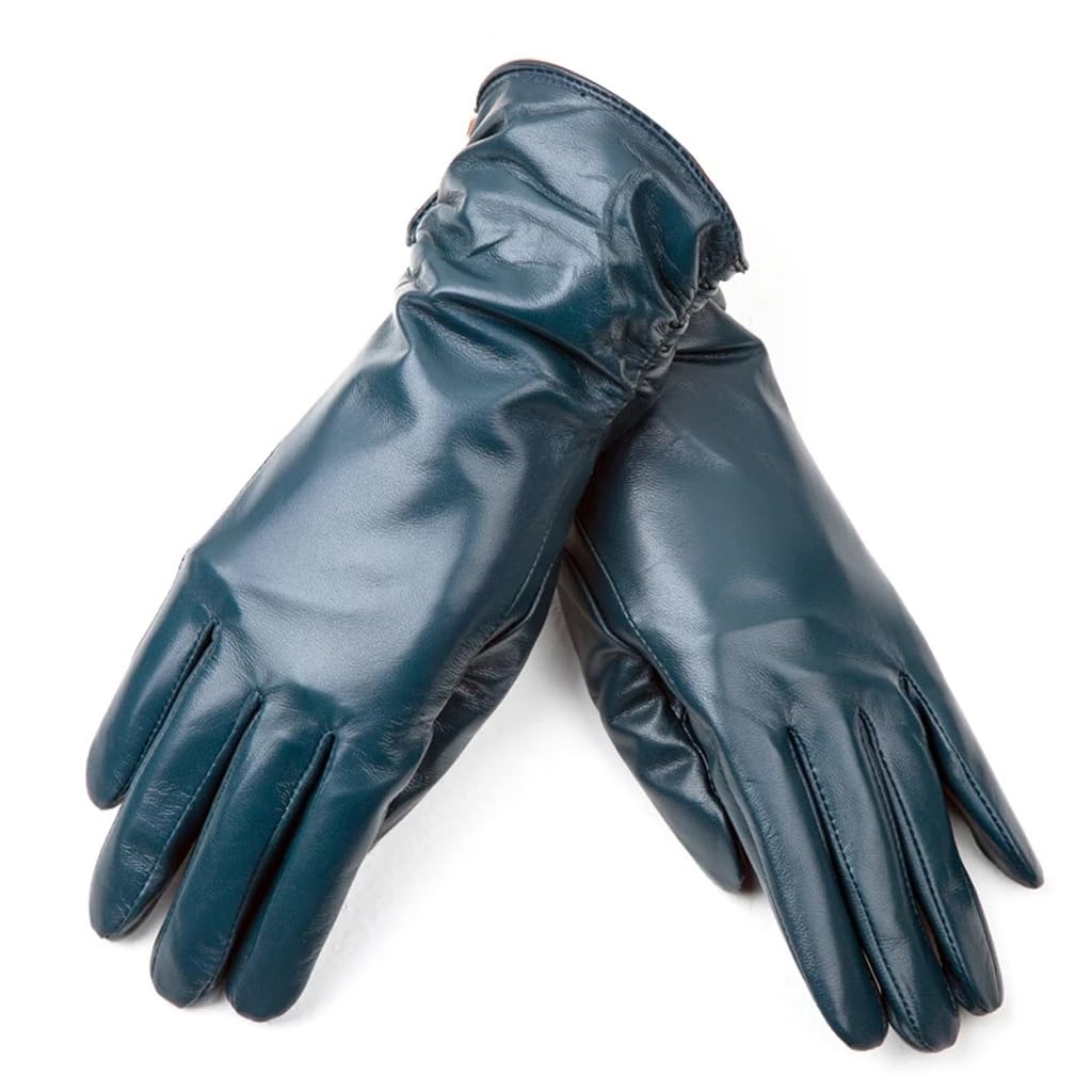 Guantes Plisados para Mujer Guantes de Invierno para