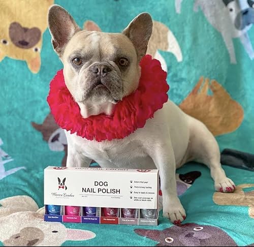 Warren London Dog Nail Polish in A Bottle Premium Coverage & Color- Made in USA- Sparkle Pink - Thumbnail 4