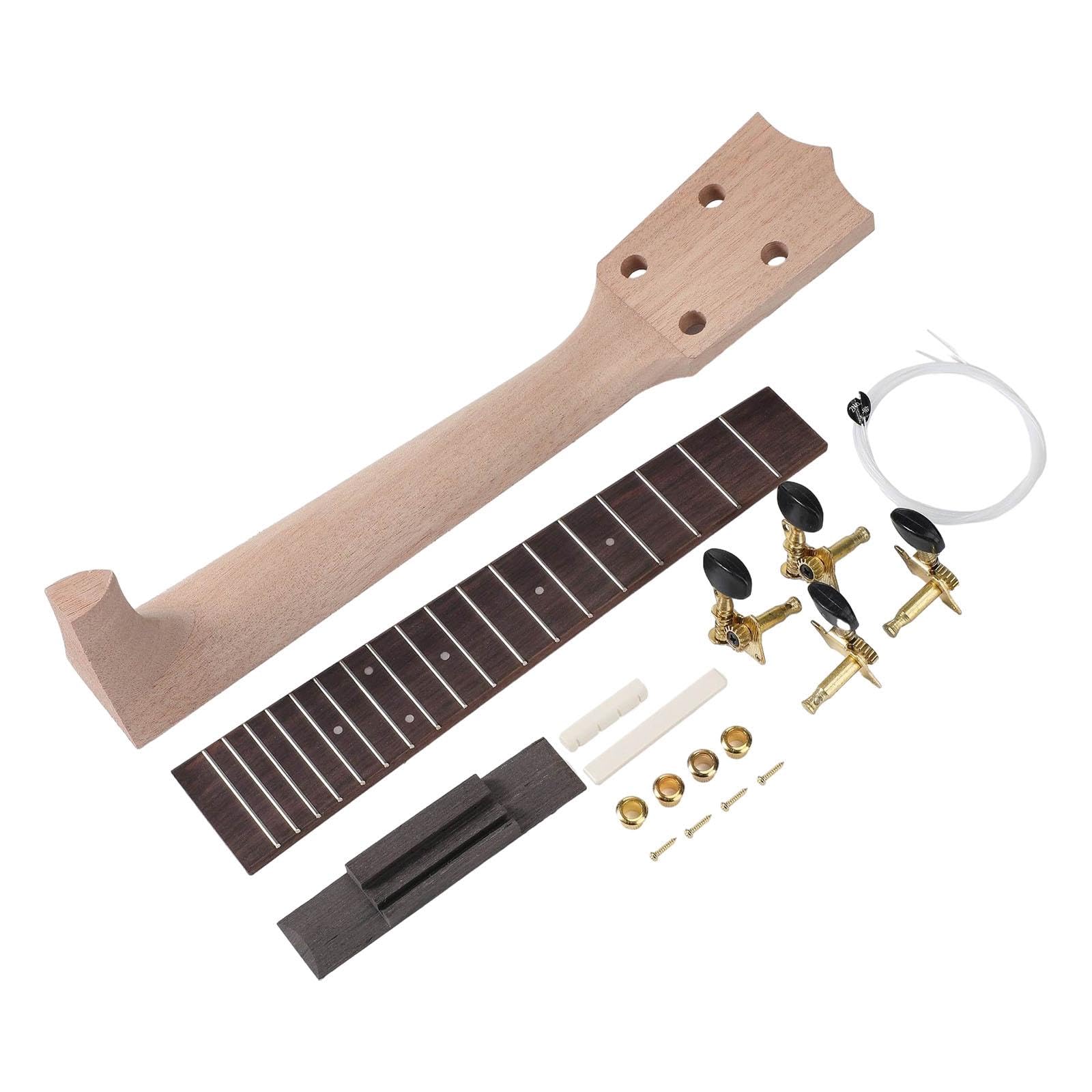 Kit Fai Da Te per Ukulele, Parti di Ukulele Non Finite, Manuale di Artigianato, Progetti di Artigianato Da Regalo, Accessori per Strumenti Musicali Pe, 26 Inch