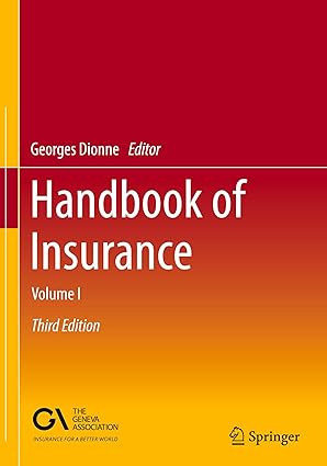 Handbook of Insurance:Volume I
