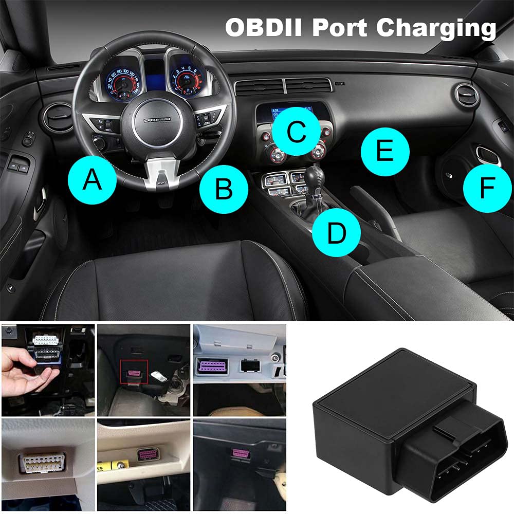 Traceur GPS Voiture sans Abonnement-localisateur Voiture OBD II Tracking Device-Tracker for Car Location and Speed-Mini OBD GPS traqueur for Vehicles- Localisateur de Camion GPS 4GTK816