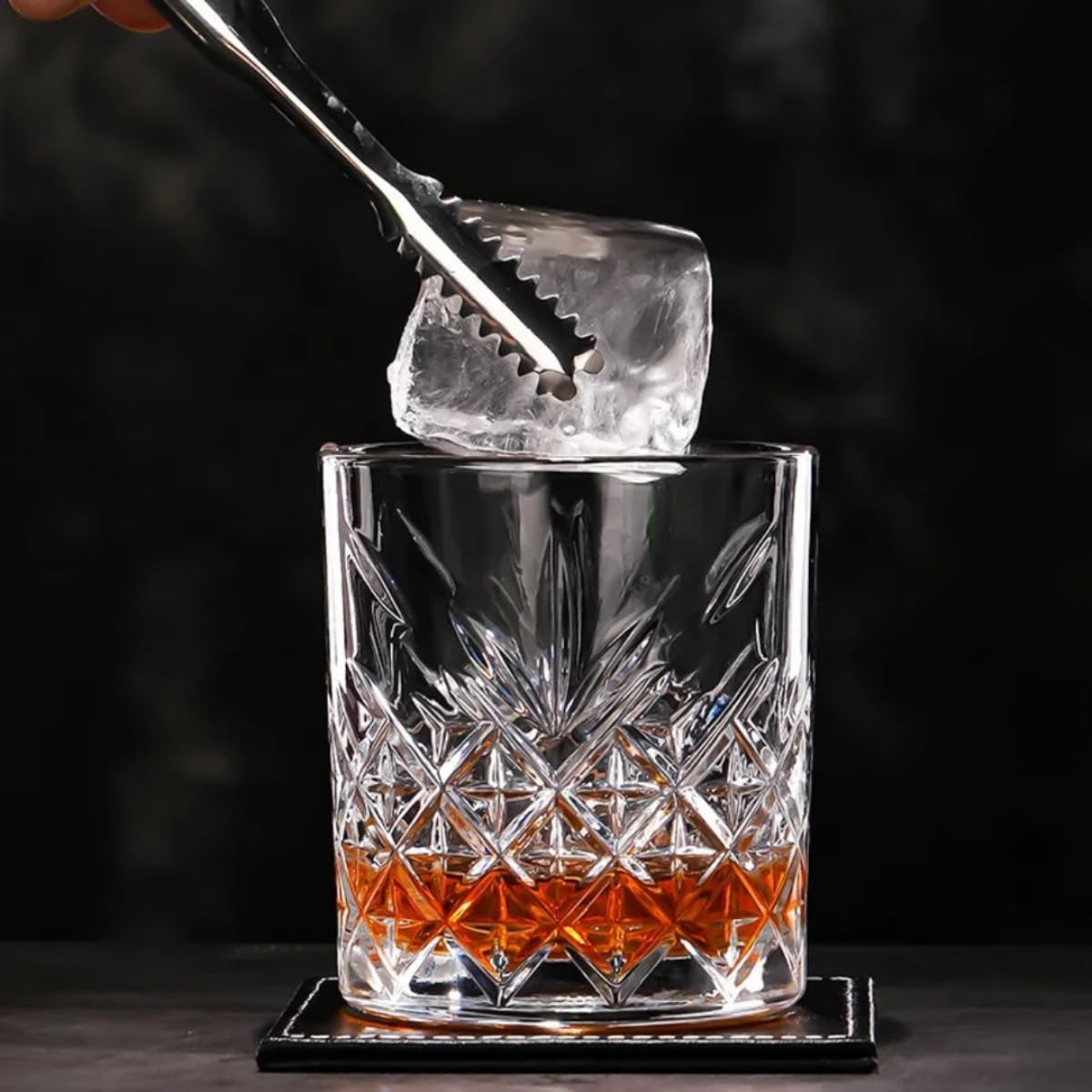 Crystal Whiskey Glasses Set - 6 Premium Tumblers -11