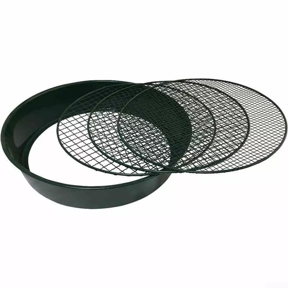Tamis de jardin en métal, outil de jardinage interchangeable conçu pour tamiser le sol