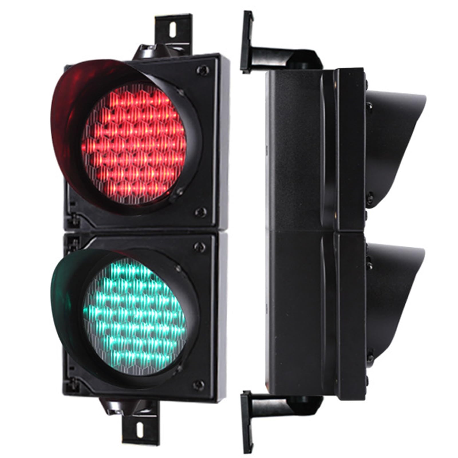 Feu Stop LED Industriel 100 mm IP65 haute durabilité pour environnements intenses et extérieurs