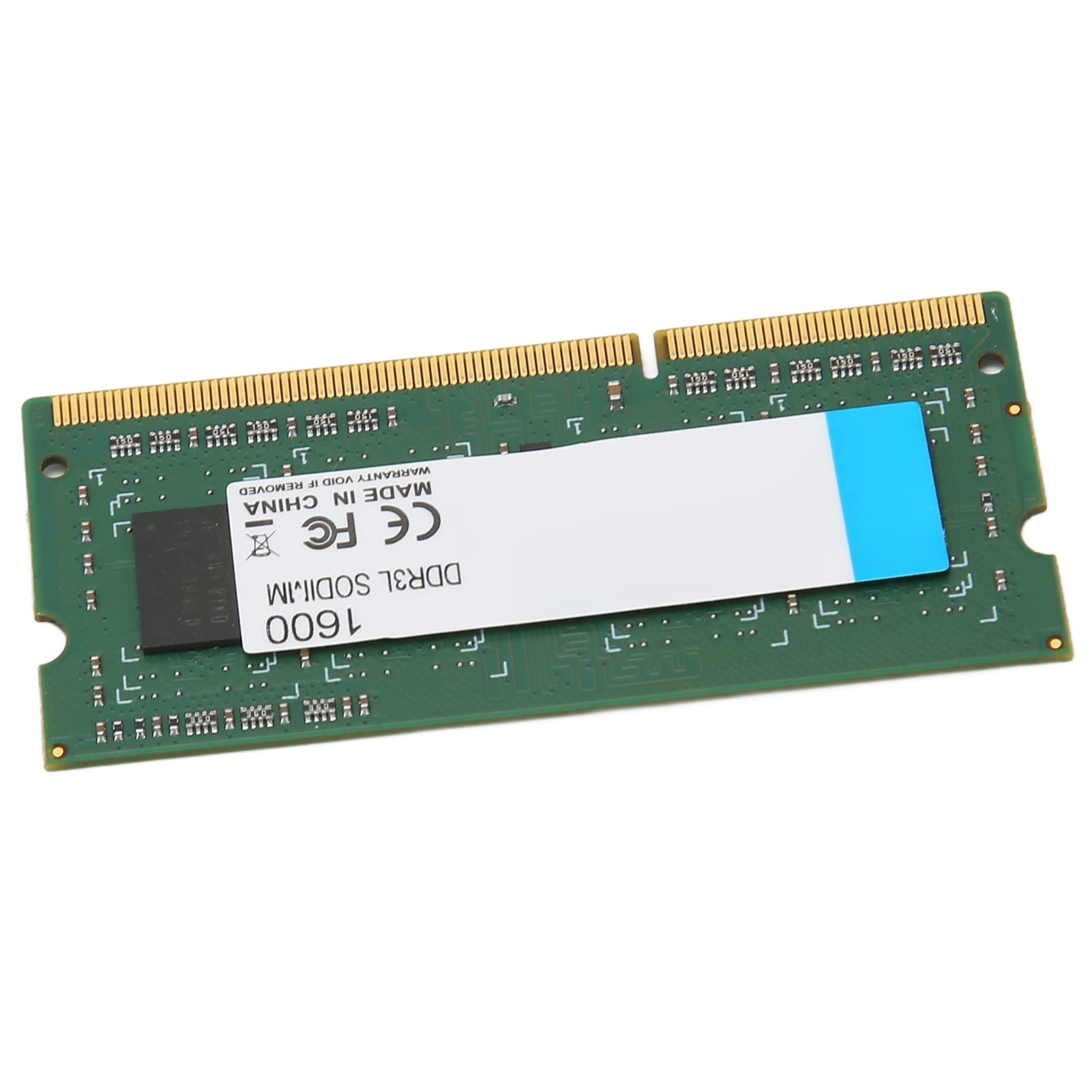 Cuifati Pamięć DDR3L 1600 MHz RAM do Laptopa, 204Pin SODIMM 64 Bity Plug and Play 1,35 V/1,5 V Moduł Pamięci RAM do Komputera Stacjonarnego, Poprawiona wydajność Systemu Laptopa DDR3L 1600 MHz (8GB)