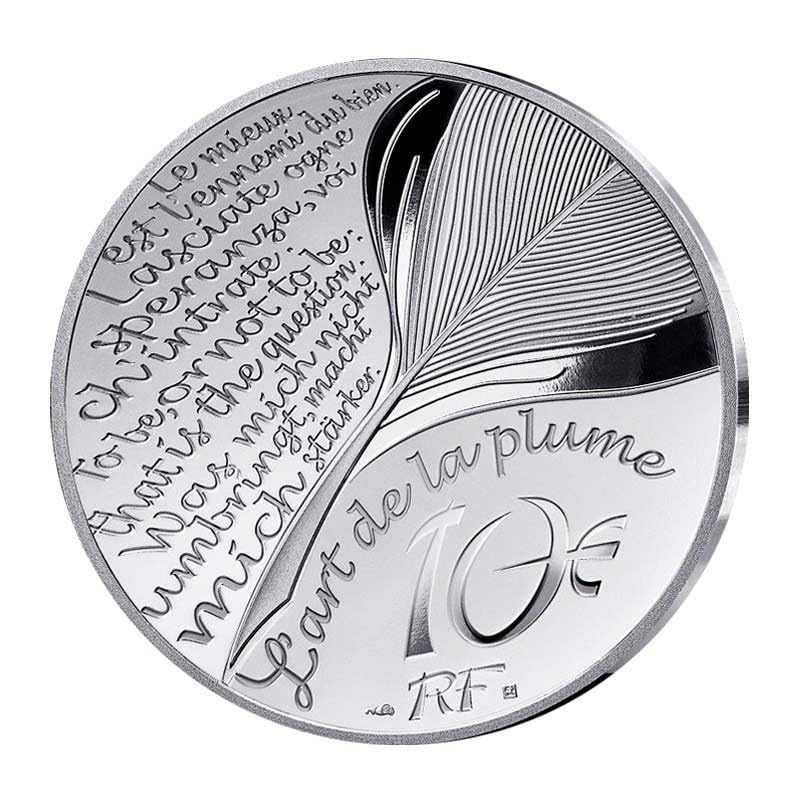 Francia 2025 Viaje al Centro de la Tierra Moneda 10 Euro Plata
