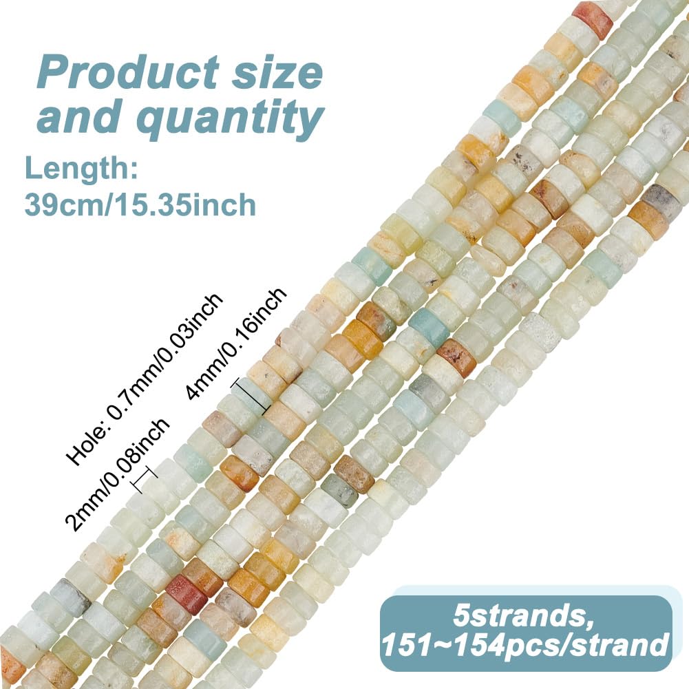SUNNYCLUE 1 Schachtel 167 Stück Heishi Perlen Aus Naturstein Scheiben Edelsteinperlen Flach Rund Münzstein Edelsteinperlen Mit Elastischem Faden Für Schmuckherstellung Basteln Armband Ohrringe