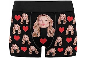 Customized Men's Photo Underwear: Express Love with a Unique Valentine's Day Gift
