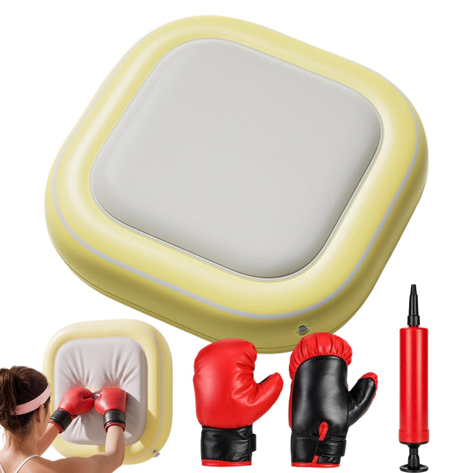Bersaglio da boxe gonfiabile da parete, con guanti e pompa