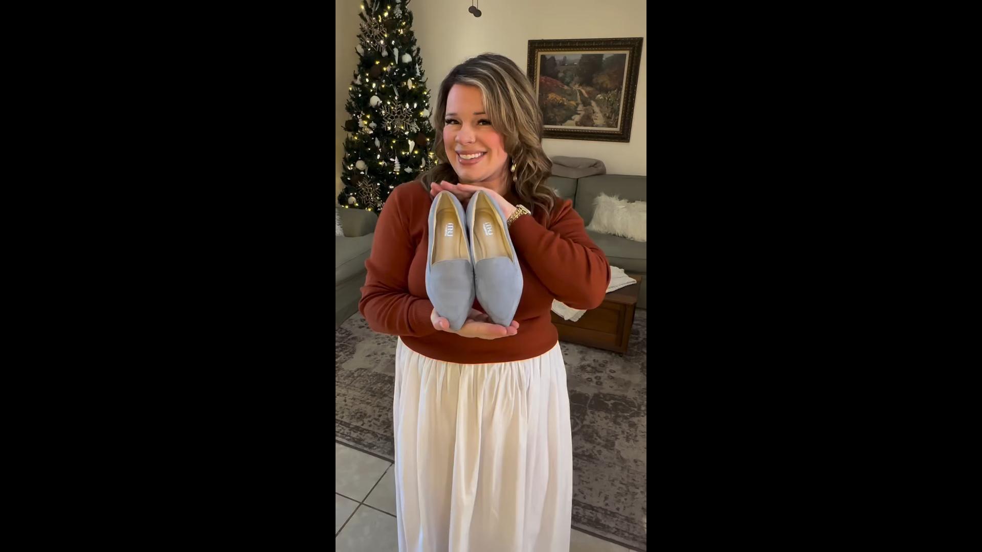 Amazon.com | MUSSHOE Pointed Toe Flats for Women: Comfortable