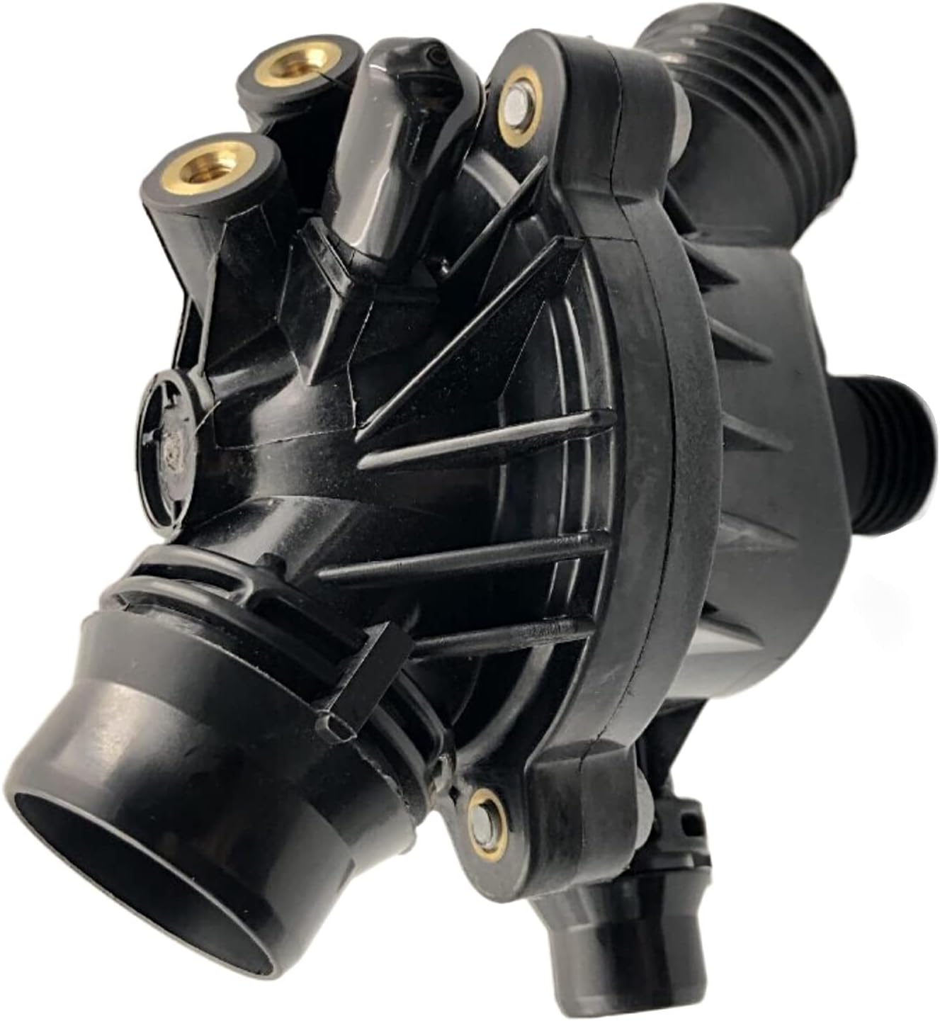 DEVMO 11537549476 Engine Coolant Thermostat W/Housing Compatible with B-M-W E90 E92 E82 E60 135i 128i 320i 325i Z4 328i 335i 335is 11537544788 11537536655 1430826 256201 41008697D0