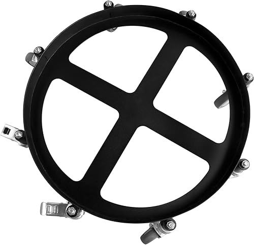 Miniatura 8 de Rueda giratoria de tambor resistente de 8 ruedas, marco de acero de 55 galones, carro de tambor de grasa con capacidad de 2000 libras,