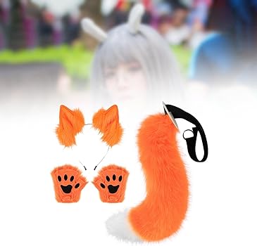 Amazon.co.jp: [STARTIST] Fox Ears and Tails Luxury Wolf Ear Hair