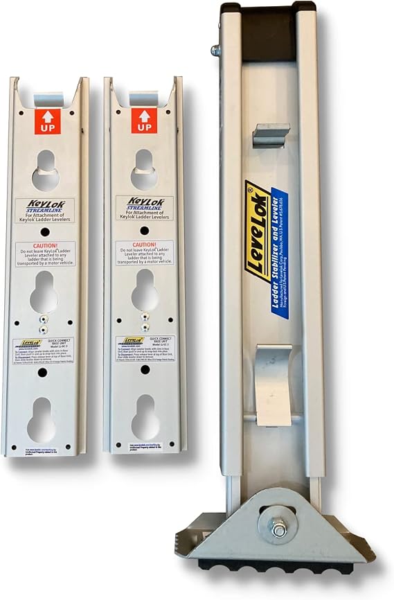 Levelok Streamline ، Quick Connect Ladder Leveler Kit ( سلالم الألياف الزجاجية فقط )