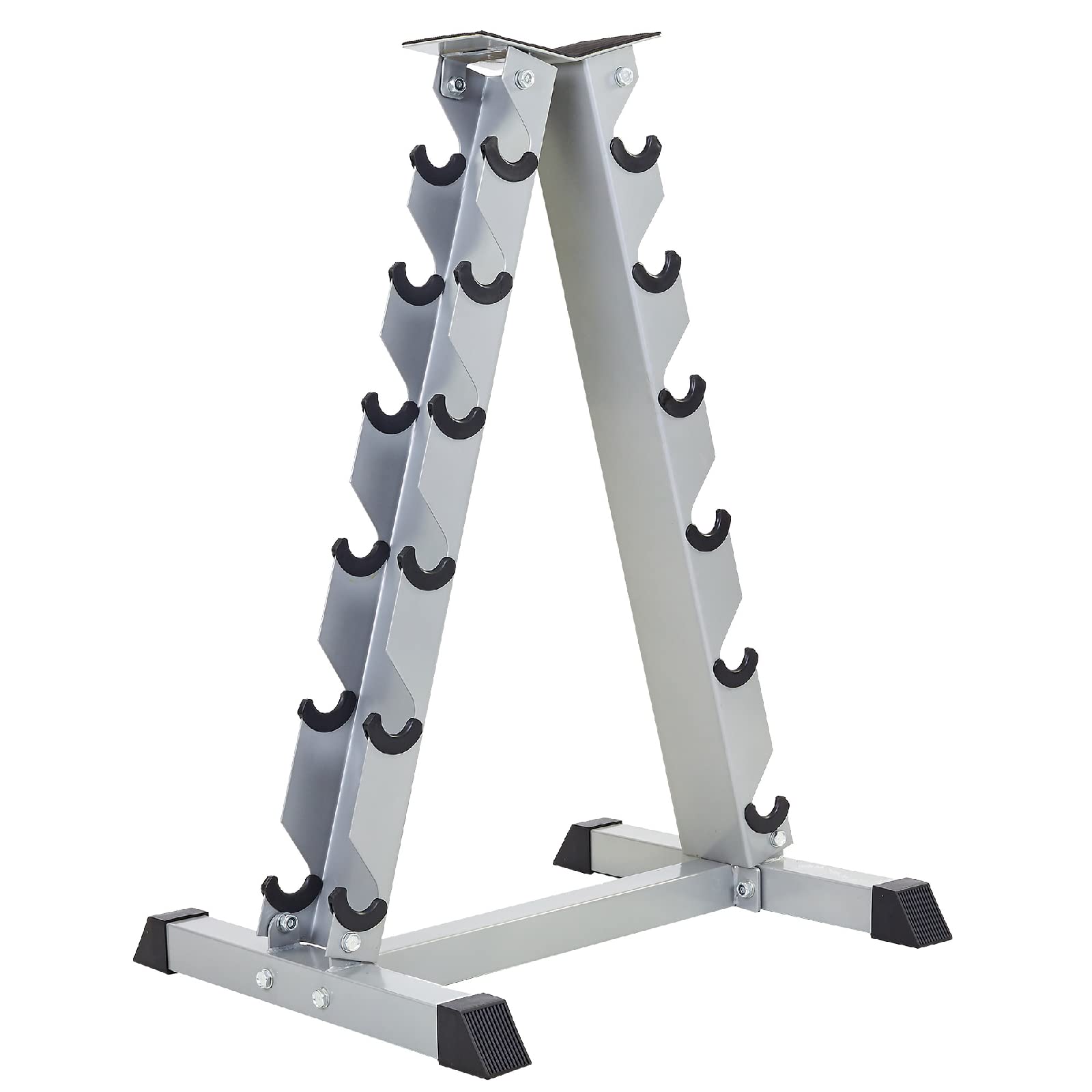 Buy FK Sports Silver Dumbbell Rack Heavy Duty Steel Dumbell Racks 6